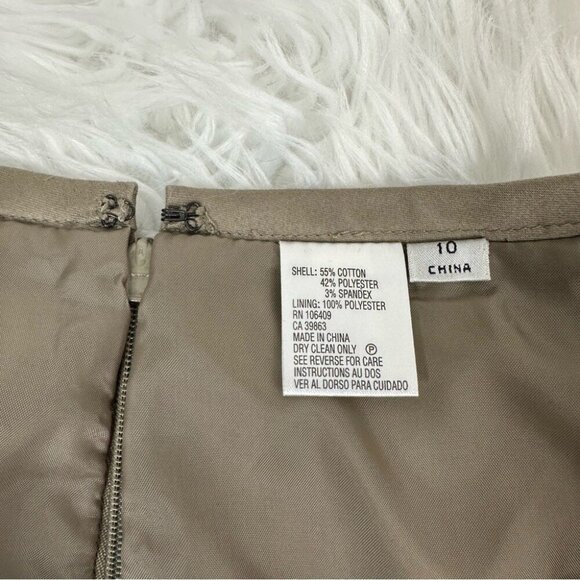 Tahari ASL Women’s NWT Teak Tan Spencerville Career Blazer Skirt Suit 10/C39/W31 - Picture 9 of 15